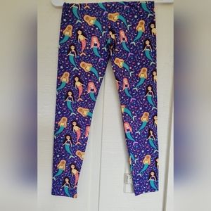 GUC LulaRoe Tween Mermaid Leggings